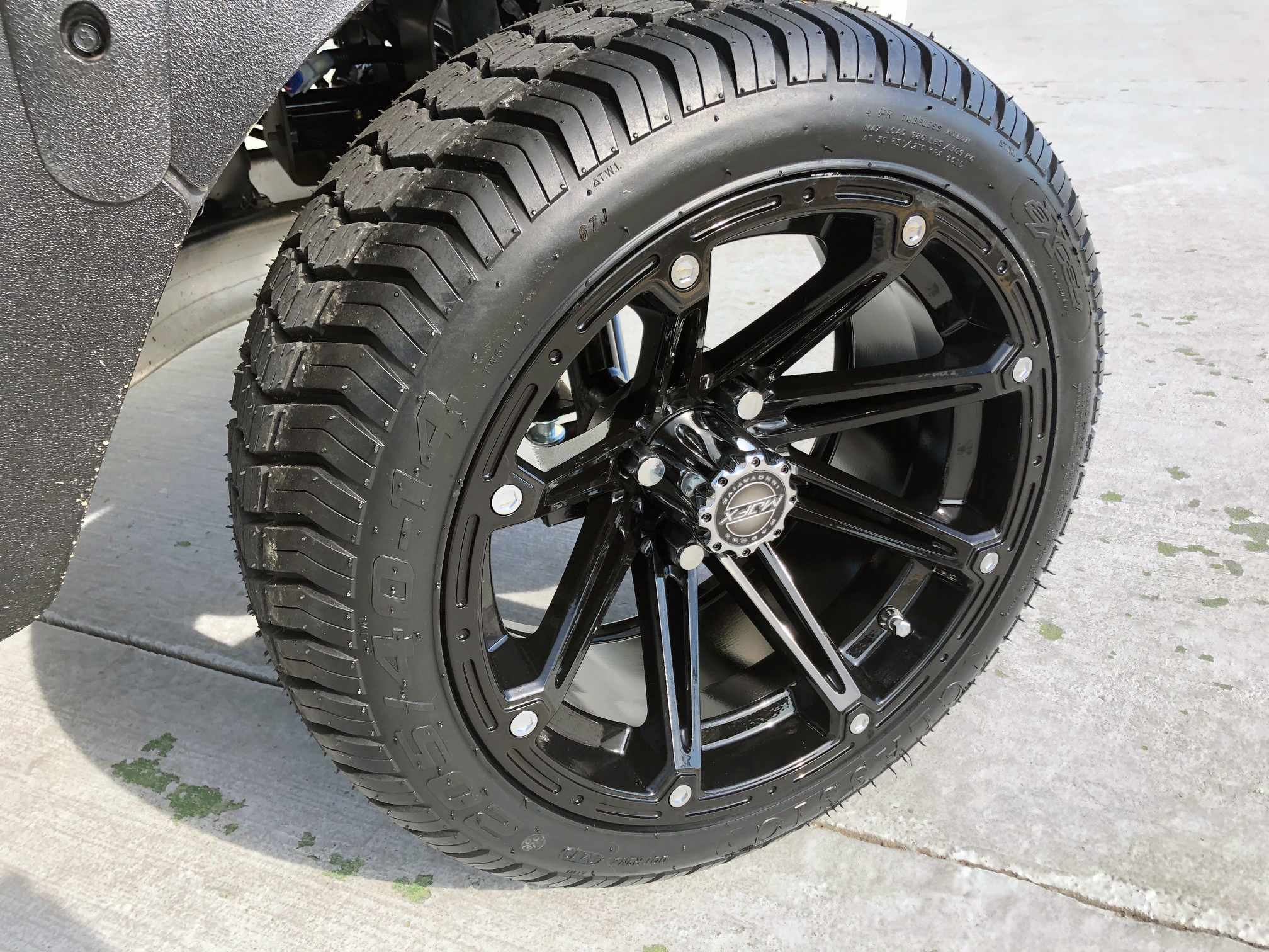 14 Inch Black Elements Wheels With Low Profile