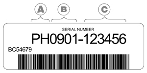 club car precedent serial number for golf cart