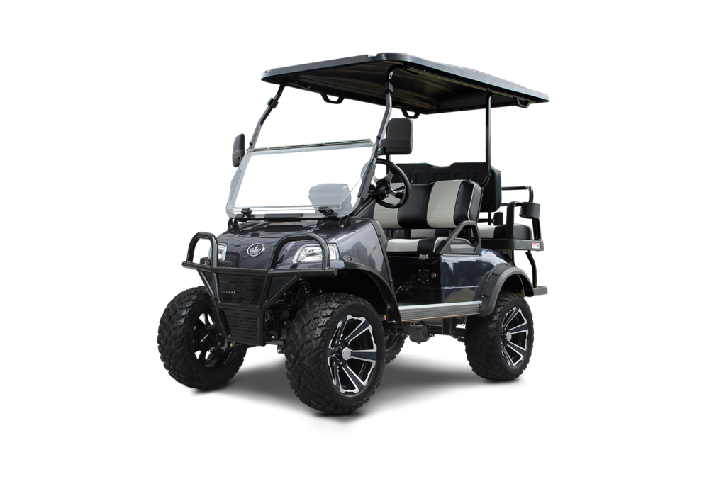 Arctic Grey Evolution Forester Golf Cart | Golf Carts - Lifted