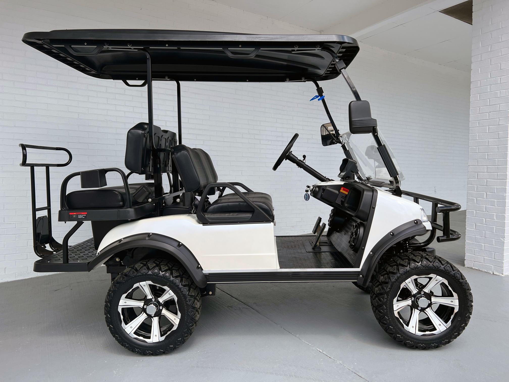 White Forester Evolution Golf Cart | Golf Carts - Lifted