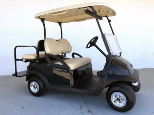 Classic Black Club Car Precedent Golf Cart | Golf Carts - Non Lifted